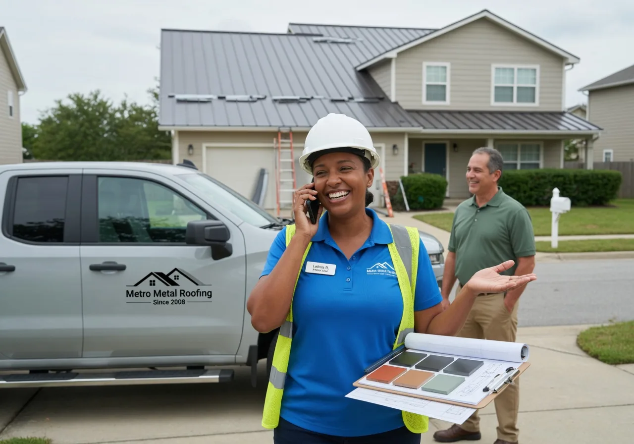 Storm Damage Metal Roof Repair in West Manchester, OH